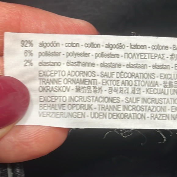 Zara TRF BLACK high waist skinny jeans new FAUX leather sides cotton elastane 6 - Picture 12 of 16